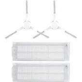 AreoSe Reserveonderdelen set: filter en zijborstels voor Xiaomi V2, V3 en S10