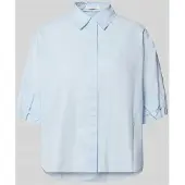 Opus relaxed fit blouse met verdekte knoopsluiting model 'Finoa'