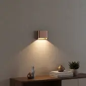 Artdelight Wandlamp Diaz 1l Brons Geborsteld