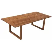 AEA Gartentisch Esstisch Braun Holz Design Terrasse Gartenmöbel