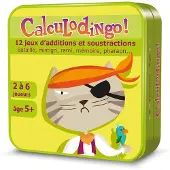 Asmodee Cocktailspel, Calculodingo, voor jongens/meisjes, vanaf 5 jaar, 36 stuks