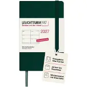 Leuchtturm Wekelijks agenda 2027 Mini (A7) - Duits, bosgroen, hardcover