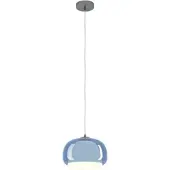 Eglo Hanglamp Belomontejo, dimbaar, blauw, Woon-/ Eetkamer, Glas, Jong wonen, hanglamp