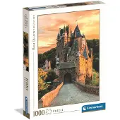Clementoni Legpuzzel Golden Hour at Eltz Castle - Puzzel 1000 Stukjes Kasteel - High Quality Collection - Puzzels en Legpuzzels voor Volwassenen