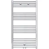Belrad Designradiator bws nile gobi 120x60 cm chroom midden/zij-aansluiting