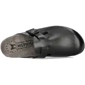 Mephisto NATHAN lederen herensandaal zwart