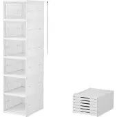 OEM Schoenenopbergbox, stapelbaar ontwerp, stofbestendig en duurzaam, 6 stuks