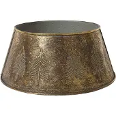 Christmas Decoration Boomring Ijzer Ø57cm Brons Bruin bruin Metaal Kerstboomrok
