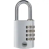Yale YE3CB/38/131/1/S Hangslot 38 mm zilver Combinatieslot