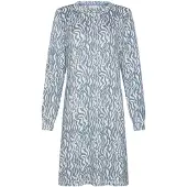 Pastunette Fleece nachthemd speelse strepen | Maat 44
