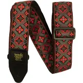 Ernie Ball 5346 Jacquard Gitaarband Red King