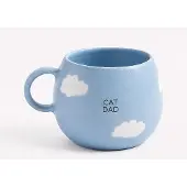 Egg back home Cloud Mok Cat Dad – Keramiek – 500 ml – Blauw – Vaatwasserbestendig