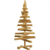 Syfax Kerstbomen met standaard Bruin 90 cm Massief grenenhout