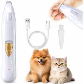 INF Nagelslijper voor huisdieren met LED-licht voor honden en katten