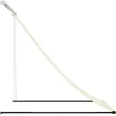 vidaXL Luifel uittrekbaar 100x150 cm stof en staal crèmekleurig