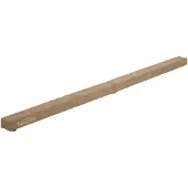 HOMCOM evenwichtsbalk - grenenhout, polyester - bruin - 210 x10x6,5 cm