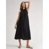 Busem Halterneck Midi-jurk