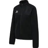 Hummel Functionele fleece jas 'Go' zwart / wit