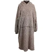 Unique living - Hoodie Pleun Taupe -78x120cm