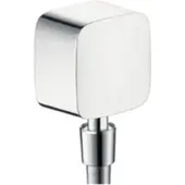 Hansgrohe PuraVida Fixfit muuraansluitbocht m. terugslagklep 1/2" chroom