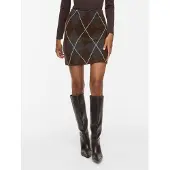Vila Viargyle Mini Gebreide Rok L EU dames