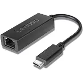 Lenovo USB C-adapter - - S6084C4 - Ethernet - Compact - Zwart