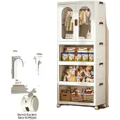 OEM Opbergbox, multifunctioneel, opvouwbaar design, wit - 68-4