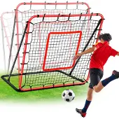 Merkloos Solidchoice - Draagbaar Voetbal Rebounder Net voor Training