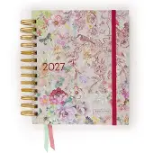 Paperclip Desk Agenda Bloemen Roze 2027 –