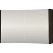 Proline SPK Xcellent Spiegelkast Dubbelzijdig 100x14x60 cm Mokka Oak