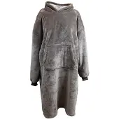 Unique living - Hoodie Oversized Taupe -70x110cm