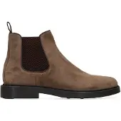Manfield Taupe suède chelsea boots | Maat 40