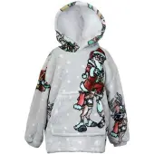 Unique living - Hoodie Xmas Natale - 43x47cm - Grijs