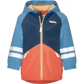 Playshoes Functionele jas blauw / duifblauw / oranje