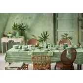 Pip studio Tafelkleed Stripes Light Green-180 x 300 cm