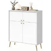 HOMCOM ideboard commode met 4 deuren, opbergkast. Gemaakt in de EU