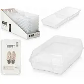 OEM Schoenenorganizer, transparant design, stapelbare opbergoplossing, 35*21*12 cm