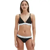 Calvin Klein Lichtgewicht, moderne slipjes van katoenmix voor dames (Zwart)