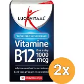 Lucovitaal 2x Vitamine B12 1000mcg (30 tabletten)