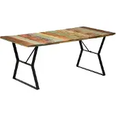 Syfax Eettafel 180x90x76 cm massief gerecycled hout