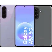 Samsung Galaxy A57 256GB Paars 5G + BlueBuilt Back Cover Transparant