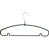 MSV Kledinghangers Staal – Hangers Set 10 Stuks met Vormvaste Schouders voor Alle Soorten Kleding