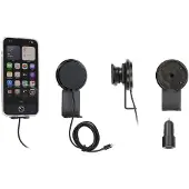 Brodit houder/support met Magnetic Charger Qi2 25W-zwart/sig