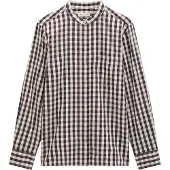 Marc O'Polo Blouse donkerbruin / wit