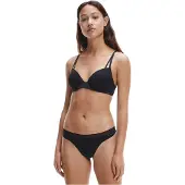 Calvin Klein Demi-beugelbeha voor dames (Zwart)