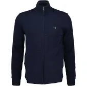 Gant Gebreid vest 'Superfine' marine / rood / wit