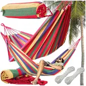 In Ruime Tuinhamak 200x80cm, 200kg, Inclusief Draagtas en Touwen