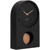 Karlsson Paris Arch Tafelklok | 14.5x24.1x4.8cm | Zwart