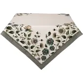 Clayre & Eef Tafelkleed 100x100 cm Beige Katoen