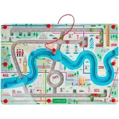 Bigjigs houten magnetische londen doolhof